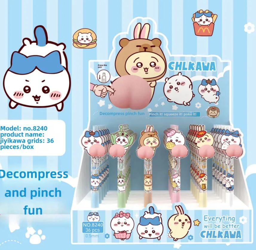 Chiikawa Gel Pens: Squishy Butt