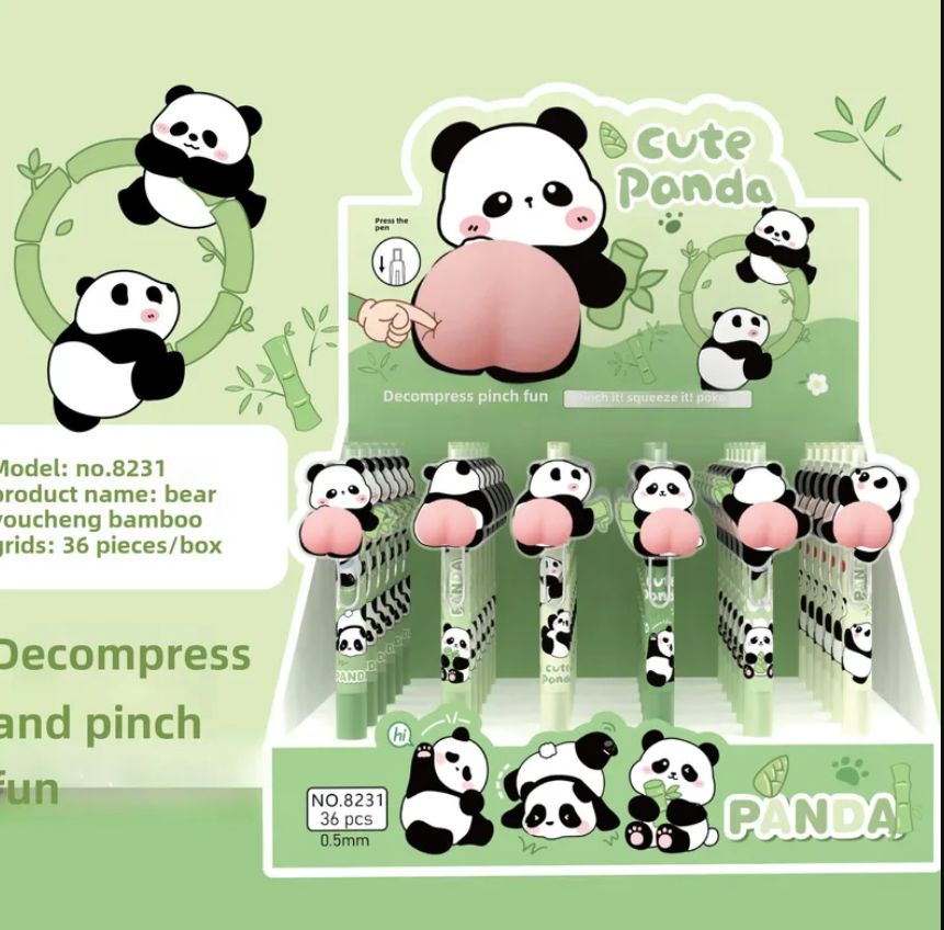 Panda Gel Pens: Squishy Butt