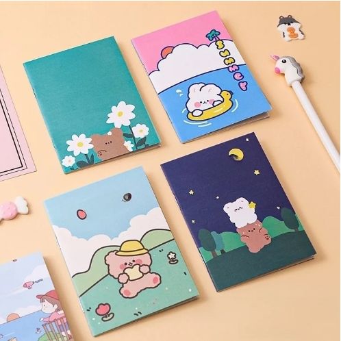 cute cartoon notepad: Night Bear Series
