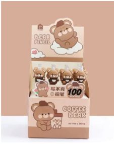Coffee Bear Retractable Pencil