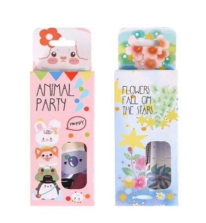 cute ruler bookmark animal party, Box Set: Box of 30 pieces