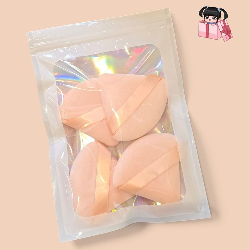 Beige Puff - Pack of 4
