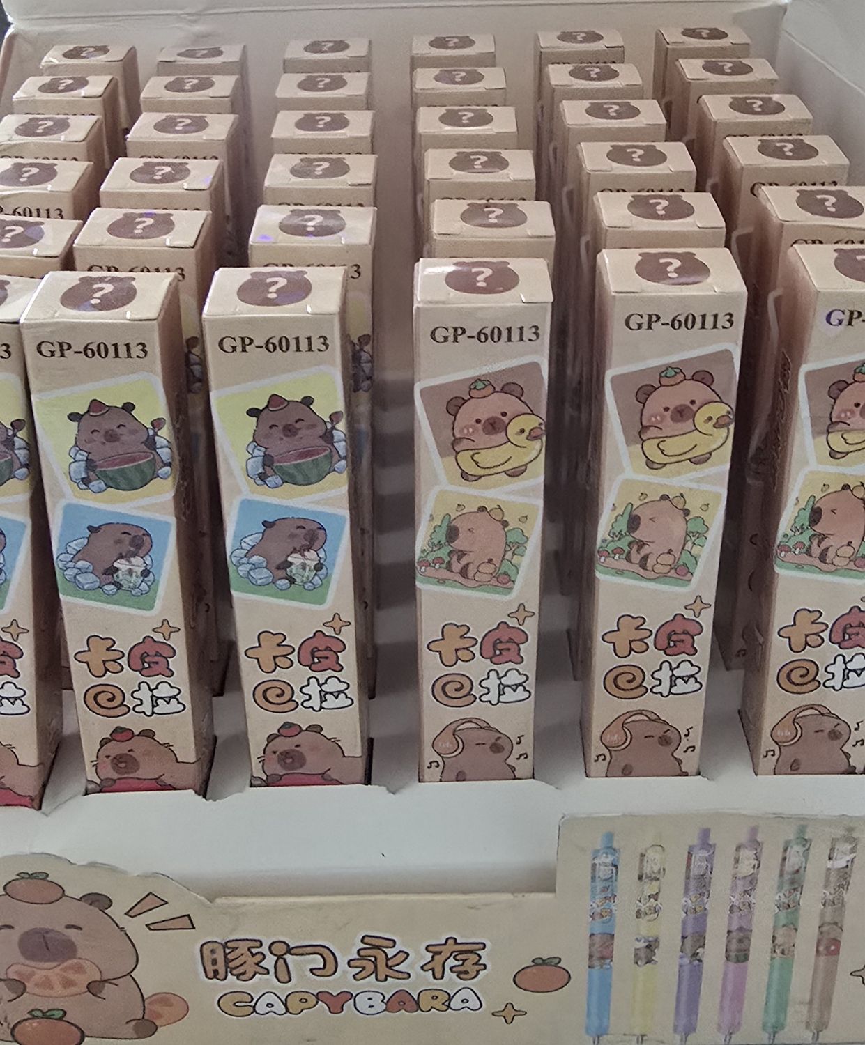 Capybara Gel Pens, Box Set: GP60113