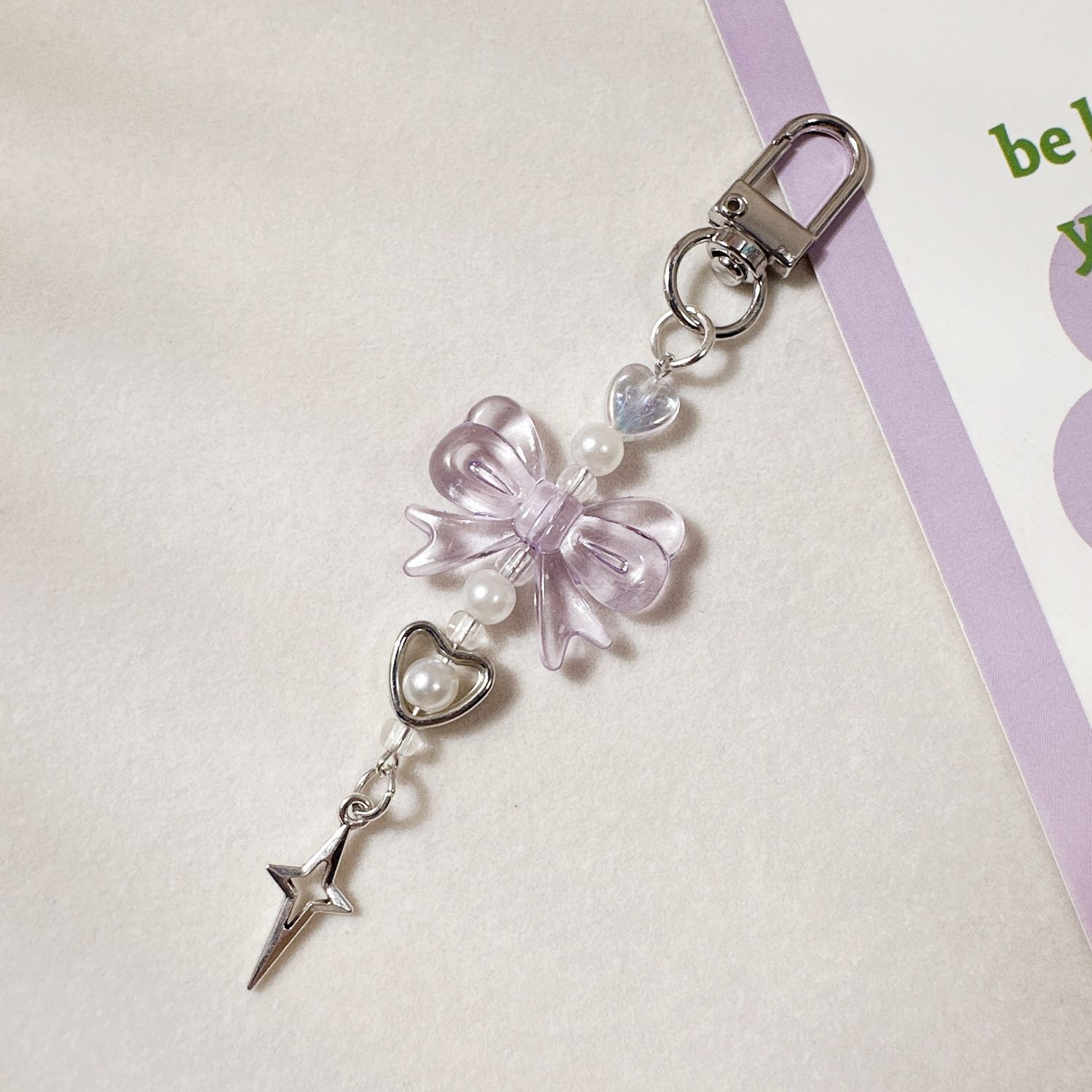 Flower Cross Keycharm