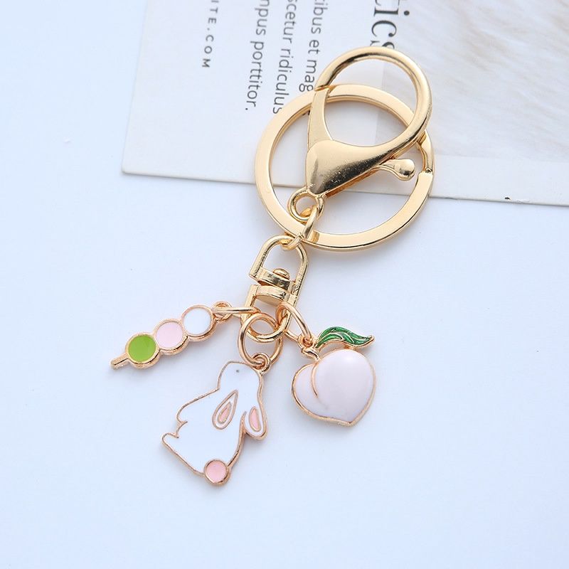Bunny Keychain Charms, Character: Bunny peach