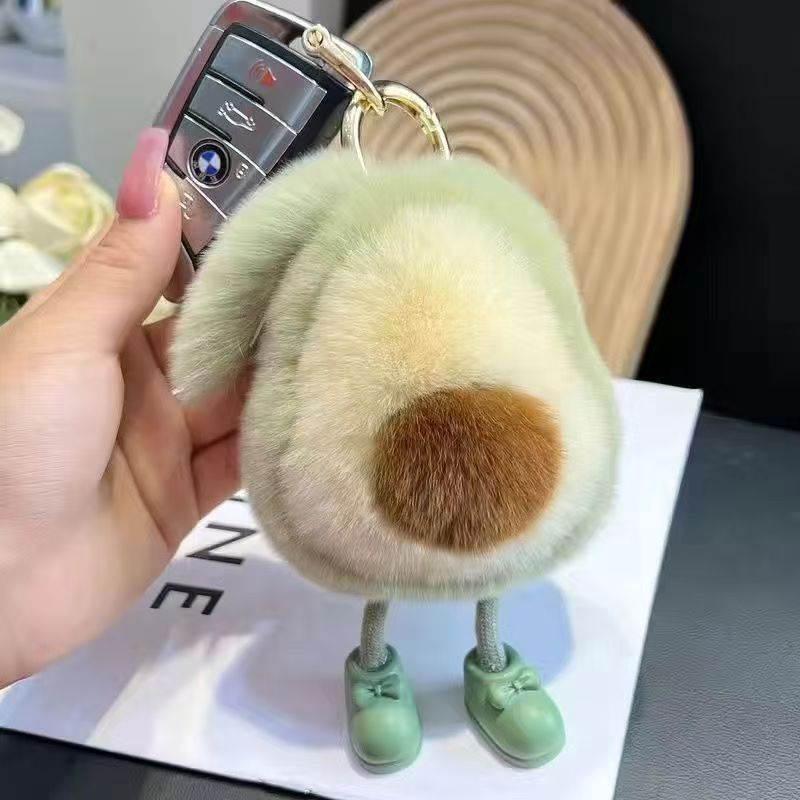 Avocado Feet Keychain