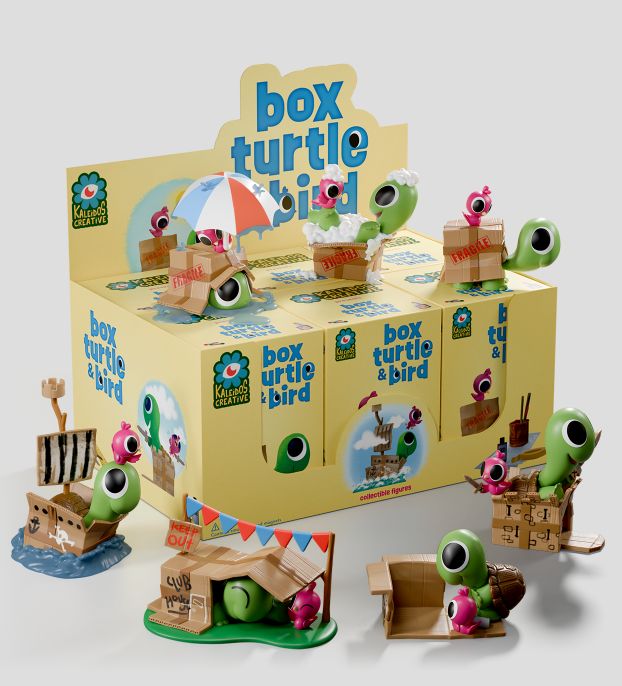 Box Turtle &amp; Bird Blind Box