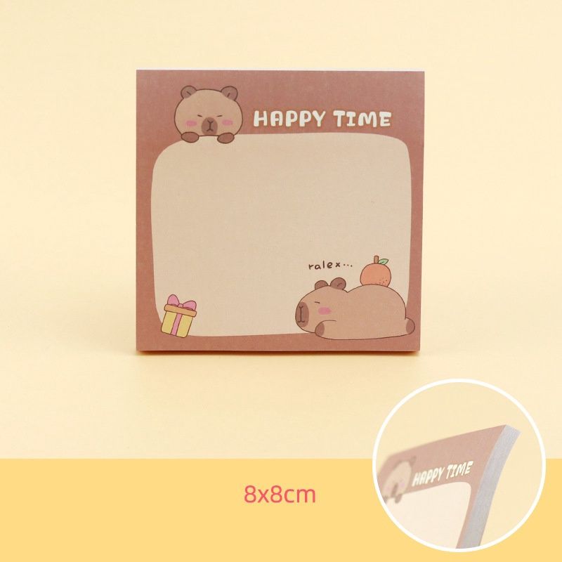 Capybara Sticky Notes, Character: happy time