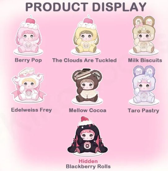 Nommi x Amarilith A Bite of Sweetheart Series Plush