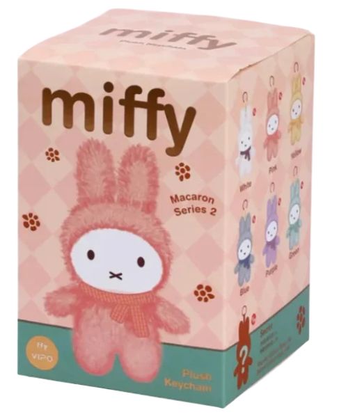 Vipo x Miffy Macaron Plush Series 2 Standing Blind Box