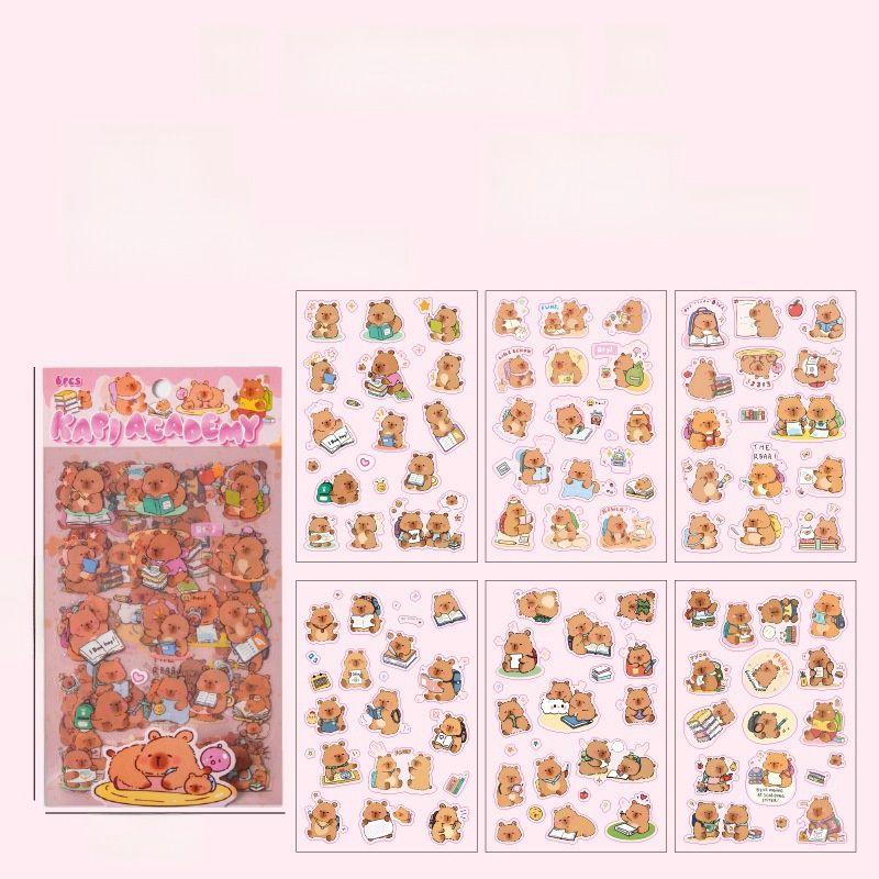 Capybara Academy Stickers
