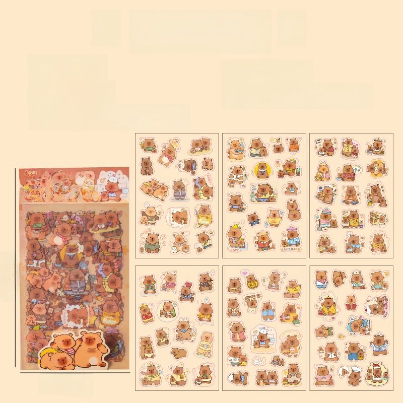 Capybara Cute Pika Stickers