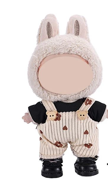 Labubu Clothings, Character: Overall L.Brown Bear