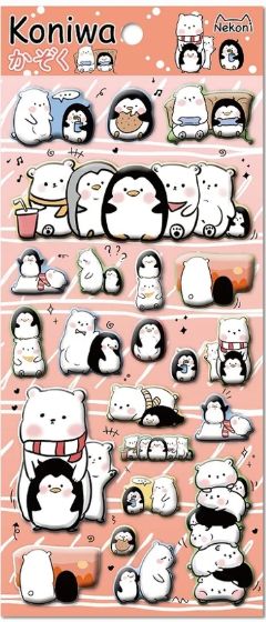 Koniwa Puffy Stickers, Character: Penguin