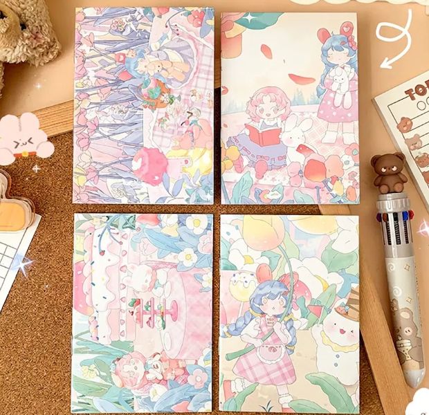 Mini Cartoon Notebook, Character: Sweetie and Chacha