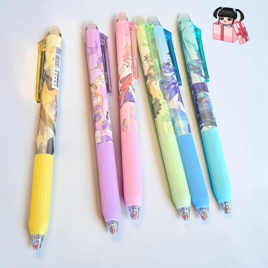 Genshin Impact erasable gel pens