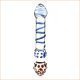 Spiral Staircase Full Tip Glass Dildo