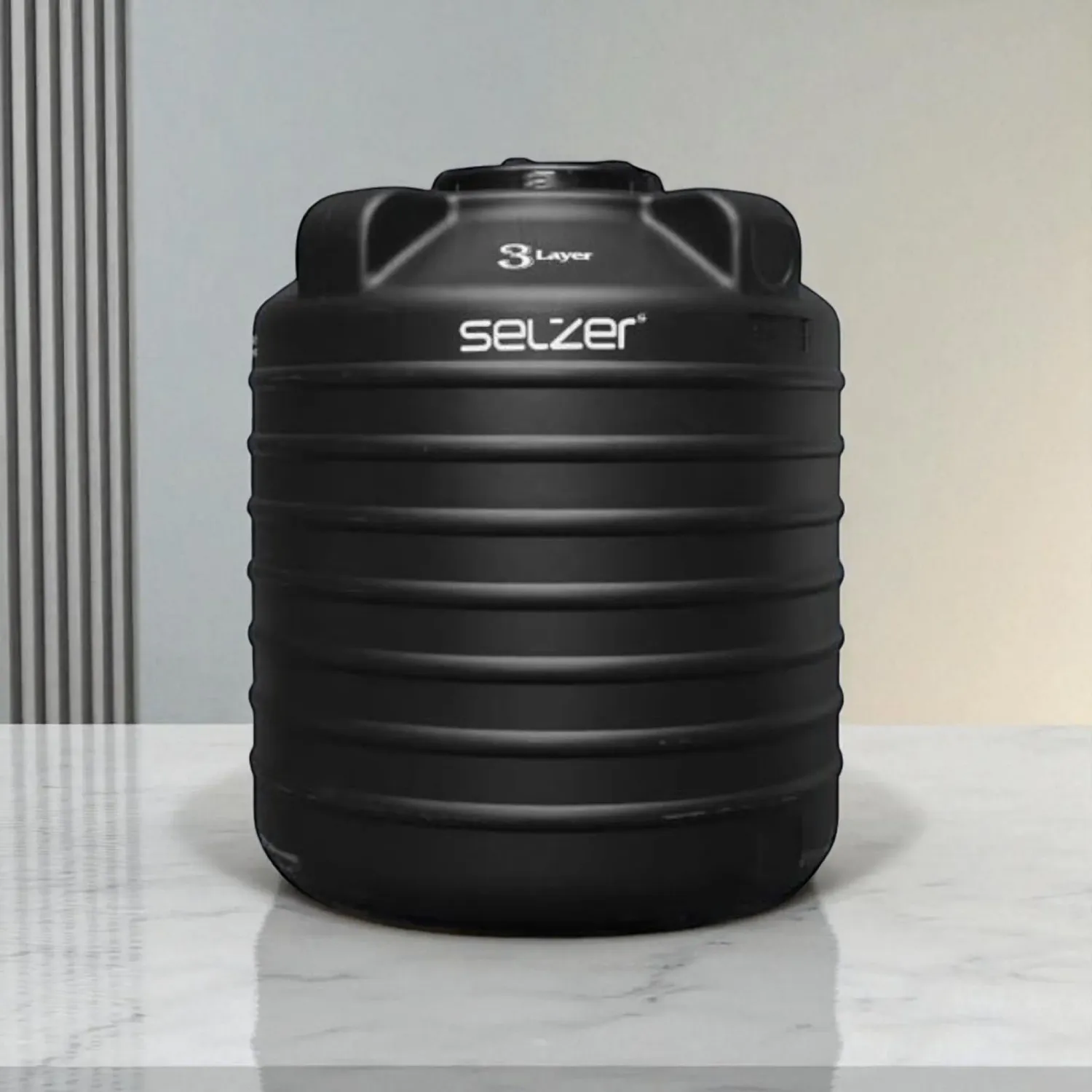 Selzer 1500 Ltr 3 layer Black Water Tank