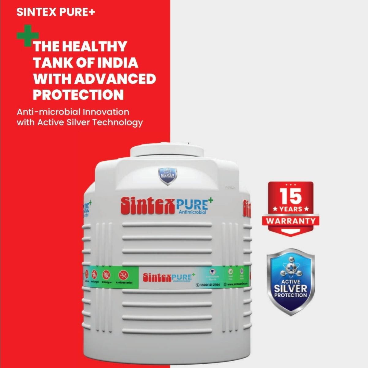 Sintex Pure Plus 1000 ltr Water Tank