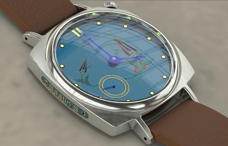 Montre Saatin's Argent