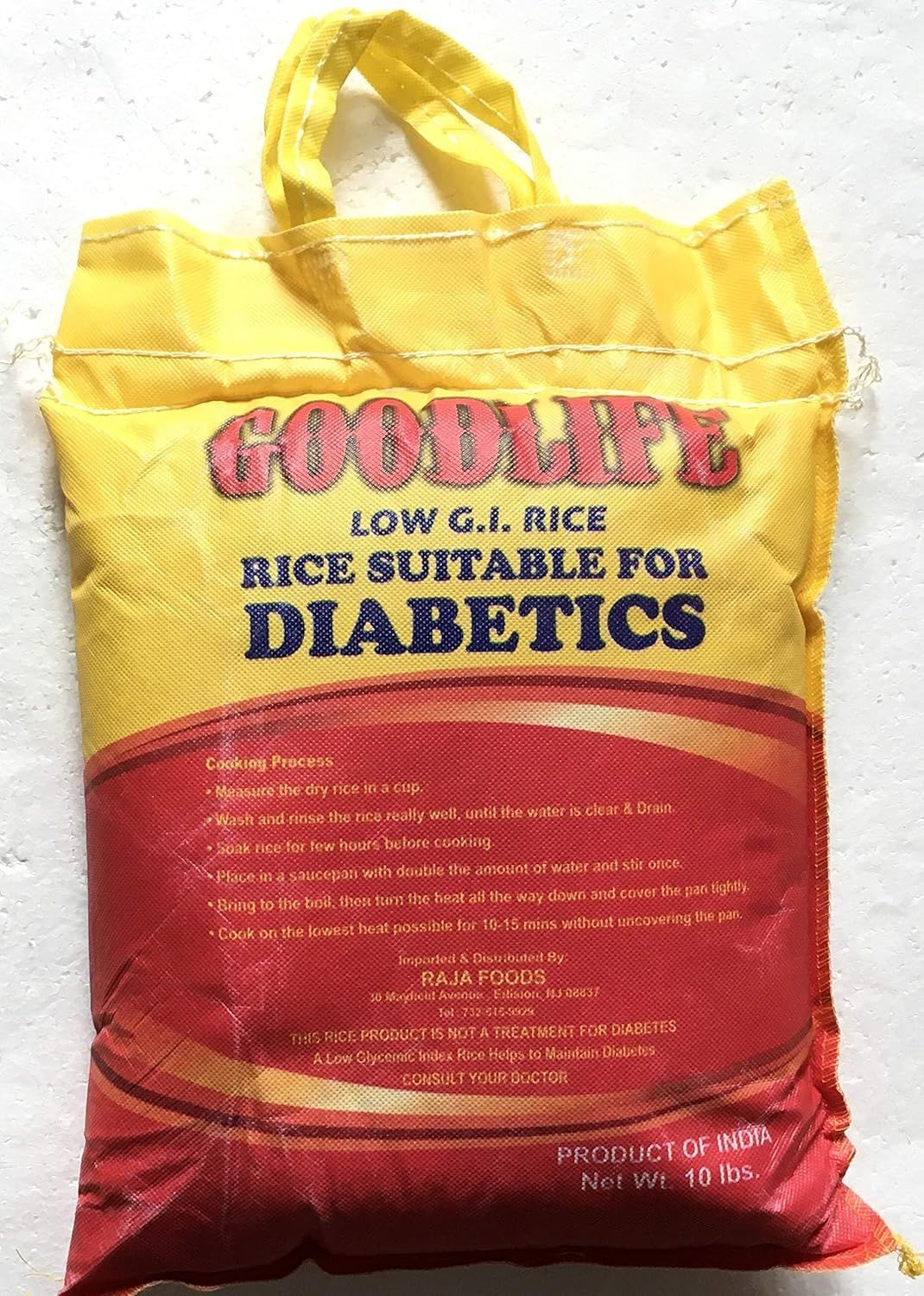 Good Life Low G. I. Rice Suitable for Diabetics