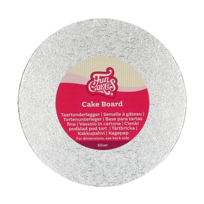FunCakes Cake Board Rond Ø17,5 cm - Zilver