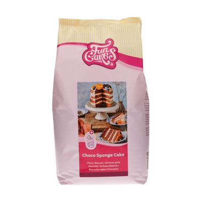 Funcakes Mix voor CHOCO BISCUIT 4 KG