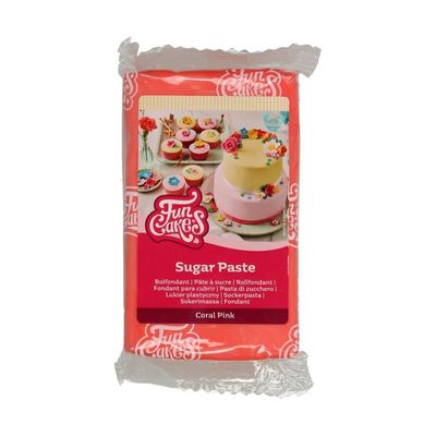 Funcakes Rolfondant CORAL PINK 250 G
