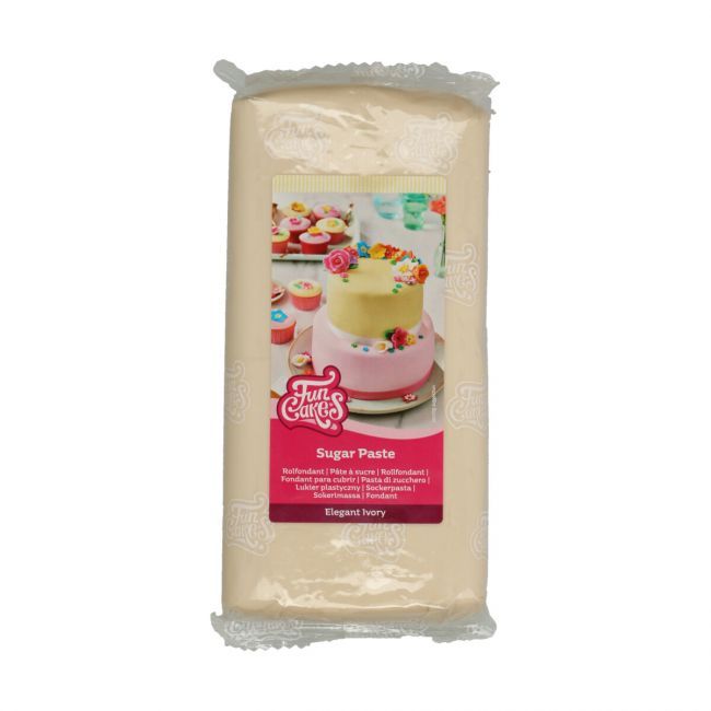 Funcakes Rolfondant ELEGANT IVORY 1 KG