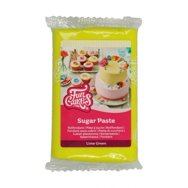 Funcakes Rolfondant LIME GREEN 250 G