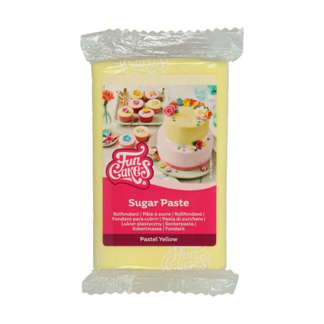 Funcakes Rolfondant PASTEL YELLOW 250 G
