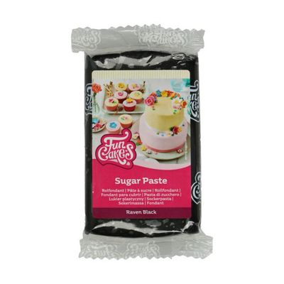 Funcakes Rolfondant RAVEN BLACK 250 G