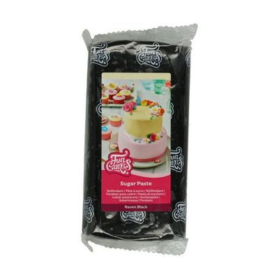 Funcakes Rolfondant RAVEN BLACK 1 KG