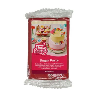 Funcakes Rolfondant RUBY RED 250 G