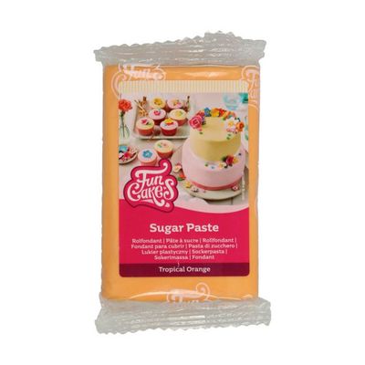 Funcakes Rolfondant TROPICAL ORANGE 250 G
