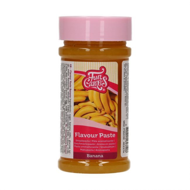 Funcakes smaakpasta BANAAN 120 GR