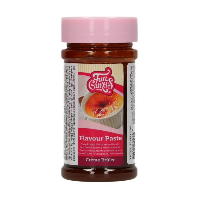 Funcakes smaakpasta CRÈME BRÛLÉE 100 G