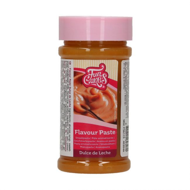 Funcakes smaakpasta DULCE DE LECHE 100 GR