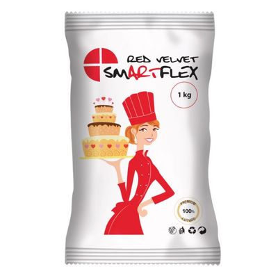 SmartFlex Fondant Rood Velvet 1kg