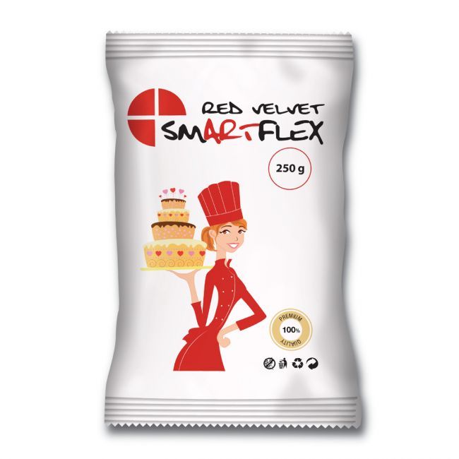 SmartFlex Fondant Rood Velvet 250g