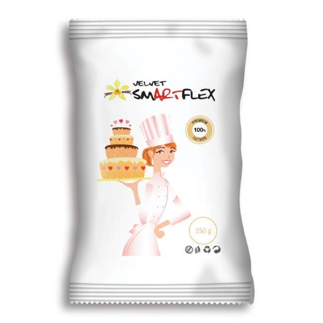 SmartFlex Fondant Wit Velvet Vanille 250g