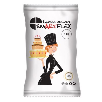SmartFlex Fondant Zwart Velvet 1kg