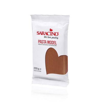 Saracino Modelling Paste Bruin 250g