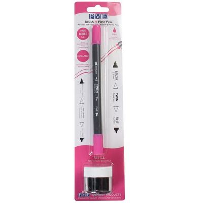 PME Brush n Fine Pen -Pink- navulbaar