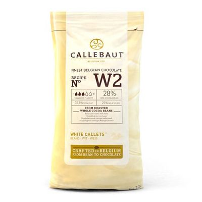 Callebaut Chocolade Callets Wit zak 1 kg