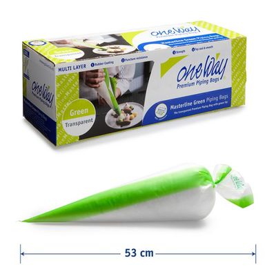 One way Premium Piping Bags 100 pcs Maat L