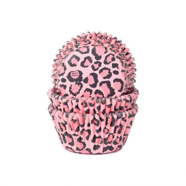 House of Marie Cupcake vorm Luipaard Roze