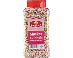 Sanissimo Musket Spikkels Garnering Pot 950 Gram