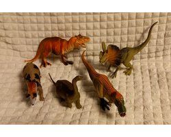 Dinosaurus speelgoed set 5-delig - - Dino - miniatuur-dieren