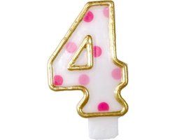 Nummer Kaars 4 voor een Girl